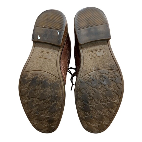Ben Sherman Brown Leather Bergen Brogue Style Oxford Shoes  US 8  Office Casual main image 8